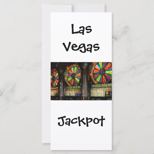Jackpot de las tragamonedas de Las Vegas (Anverso)
