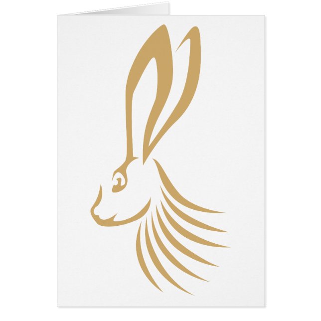 Jackrabbit en estilo del dibujo del chasquido (Frente)