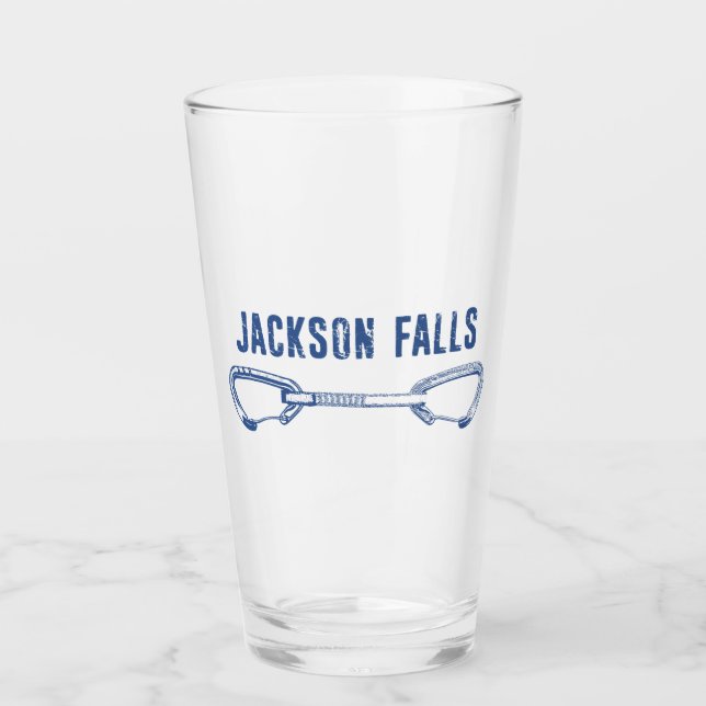 Jackson Falls Illinois Escalada en Roca Quickdraw (Anverso)