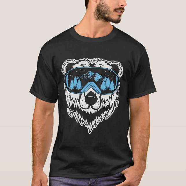 Jackson Hole Wyoming - Camiseta Grizzly de Estados (Anverso)
