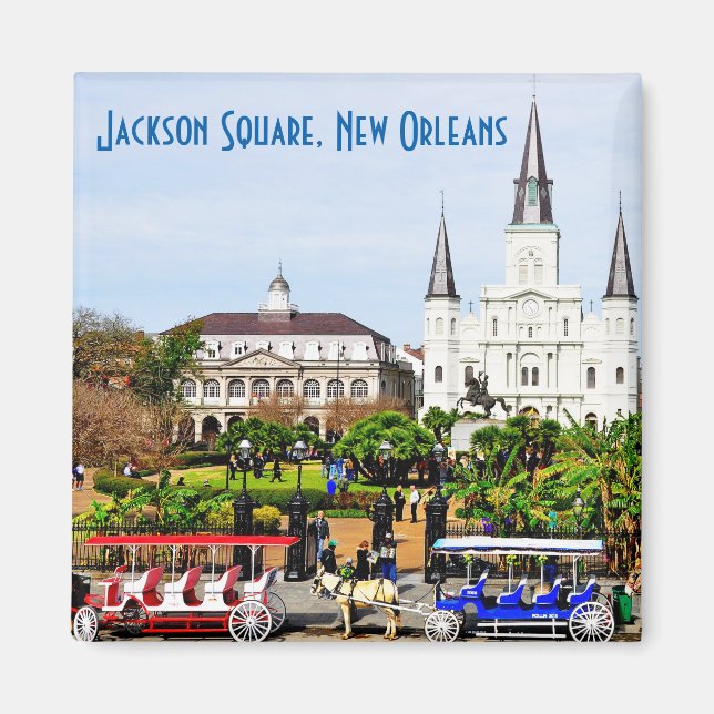 Jackson Square, el imán de Nueva Orleans (Frente)