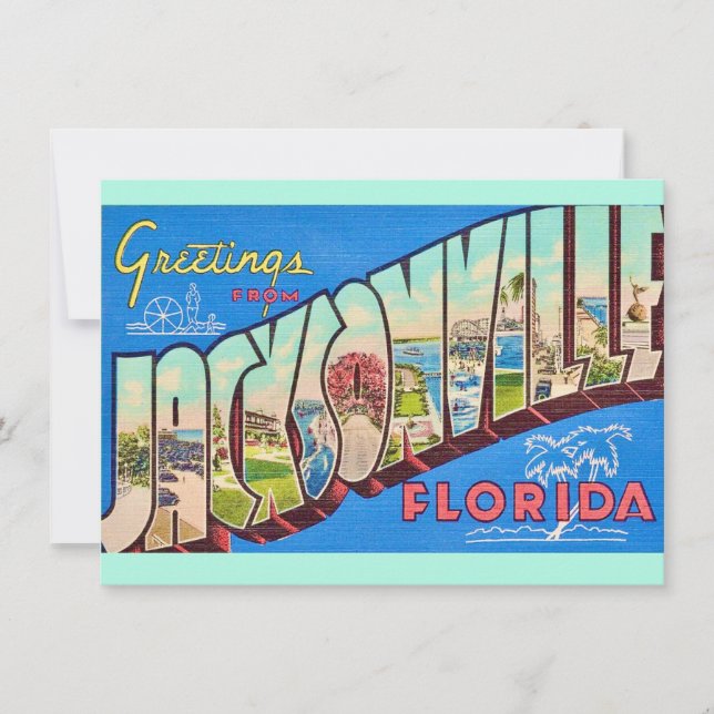 Jacksonville FL Invitación en movimiento (Anverso)