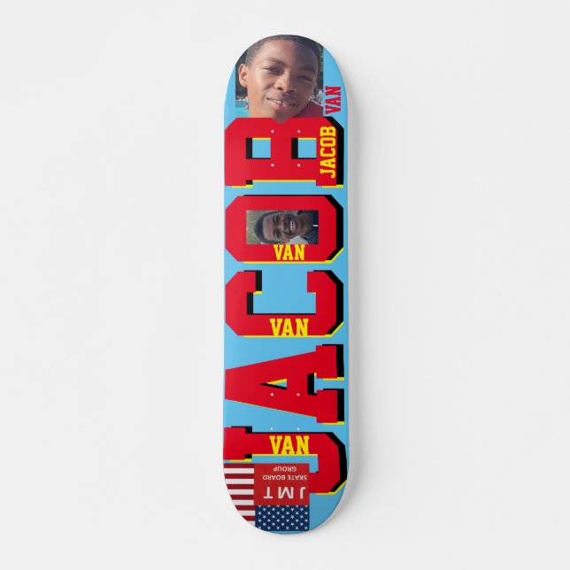 JACOB  VAN  JMT 7 3/4" Cubierta de Skateboard (Anverso )