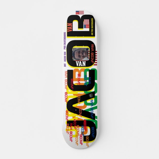 JACOB VAN JMT 7 3/4" cubierta para skateboard (Anverso )