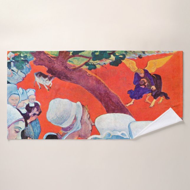 Jacob Wrestling with Angel, Gauguin (Toalla de baño)
