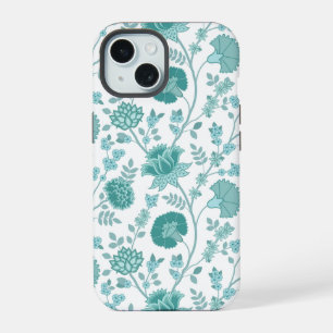 Jacobean Floral Big Pattern en blanco