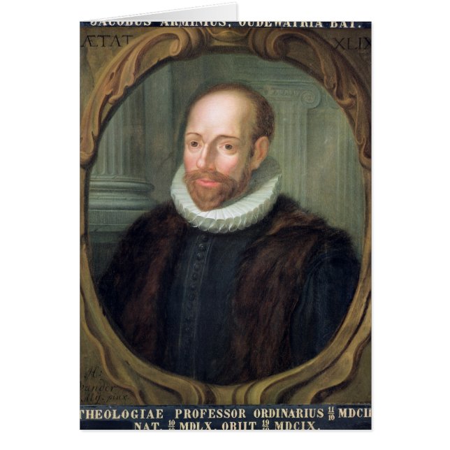 Jacobo Arminius, profesor de la teología (Frente)