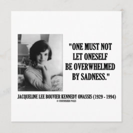 Jacqueline Kennedy No Está Abrumada Por La Tristez