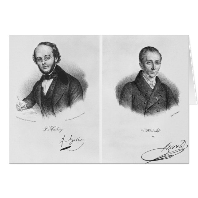 Jacques Fromental Halevy y Ferdinand Herold (Anverso (Horizontal))