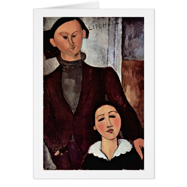 Jacques Lipchitz Y Esposa De Amedeo Modigliani (Frente)