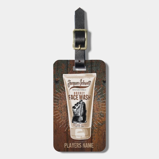 Jacques Schwett Hockey Face Wash Etiqueta del equi (Frente Vertical)
