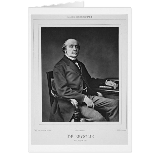 Jacques Victor Albert de Broglie (1821-1901), de (Frente)