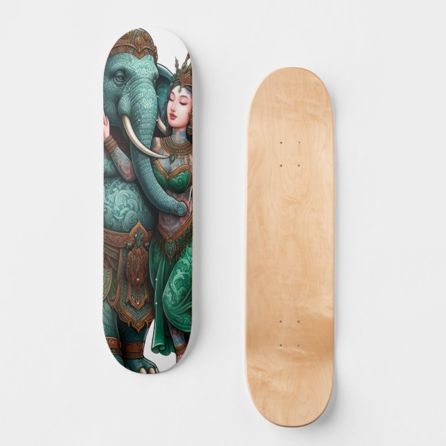 Jade Graphic Skateboard (Anverso)