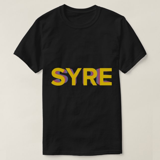 Jaden Smith - SYRE (Sólo texto) Camiseta clásica (Diseño del anverso)