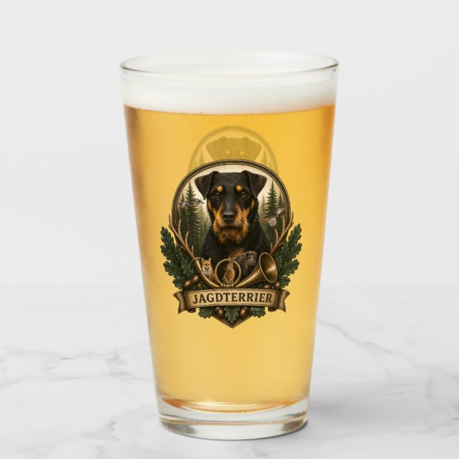 Jagdterrier ,  Logotipo de caza (Anverso (lleno))