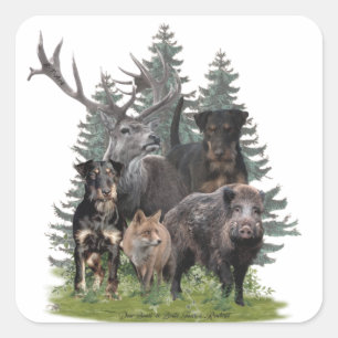 Jagdterrier Pegatina