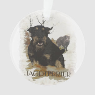 Jagdterrier T-Shirt Café Mug Ornamento cerámico