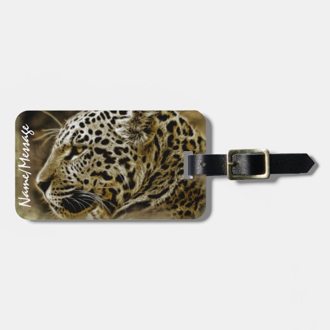 Jaguar 1 Etiquetas de equipaje (Frente Horizontal)