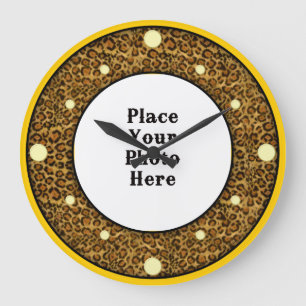 Jaguar tu reloj de pared de fotos