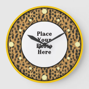 Jaguar tu reloj de pared de fotos