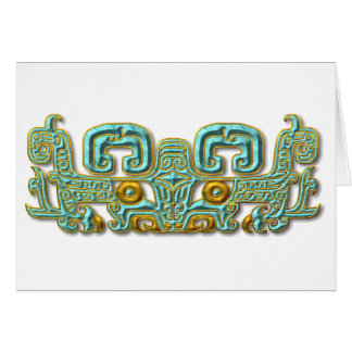 Jaguar-turquesa maya y oro