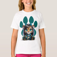 Jaguars CUBS animadora a los niños de la camiseta