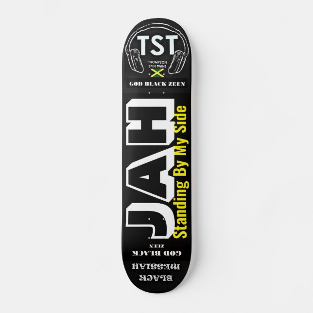 JAH DE PIE A MI LADO Skateboard (Anverso)