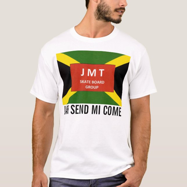 JAH ENVÍE MI. Camiseta básica para hombre (Anverso)