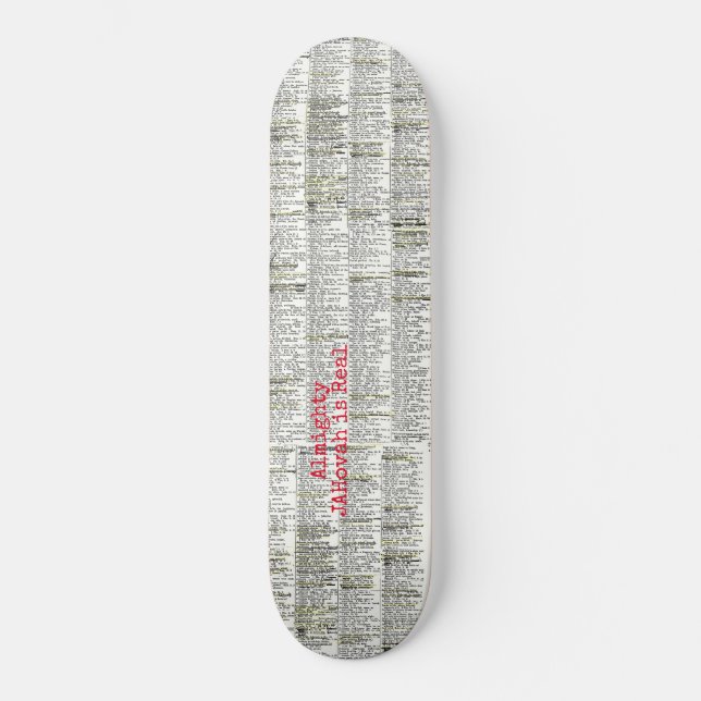 JAH ES REAL /JMT SKATEBOARDS (Anverso)