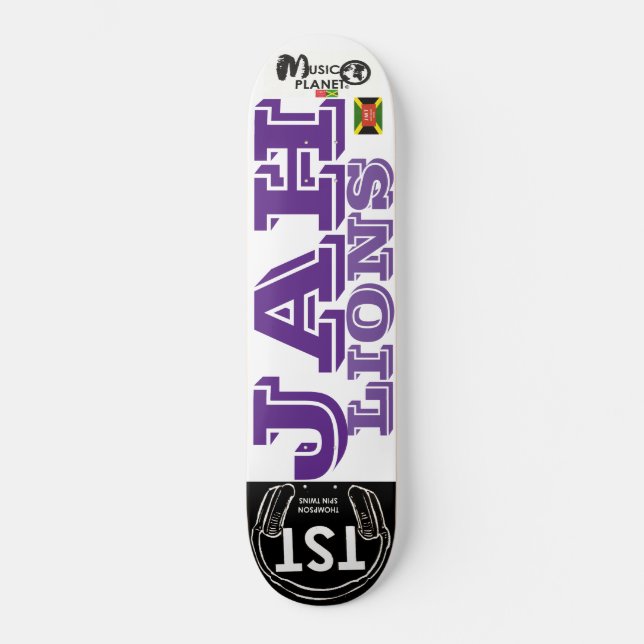 JAH LIONS / Skateboard TST (Anverso)