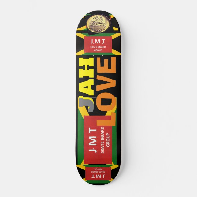 JAH LOVE JMT Skateboard (Anverso)