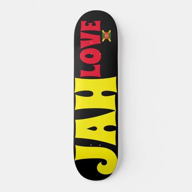 JAH LOVE Patineta (Anverso)