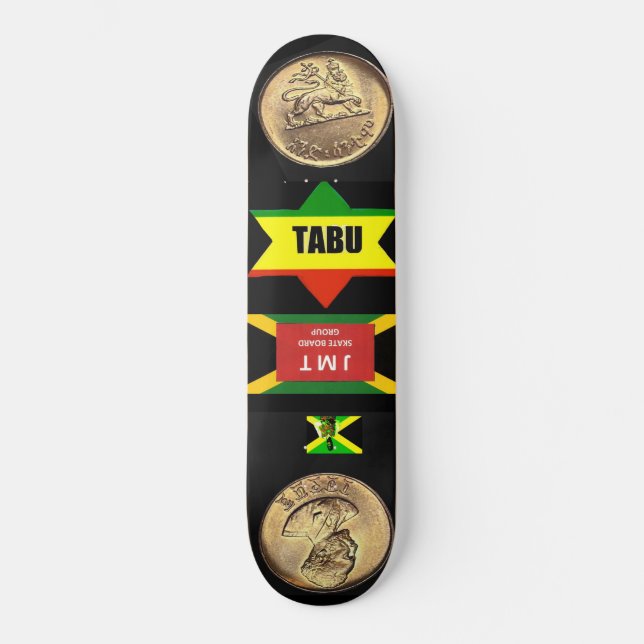 JAH RASTA Patineta (Anverso)