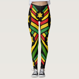 Jah Rastafari Irie Rasta Leggings