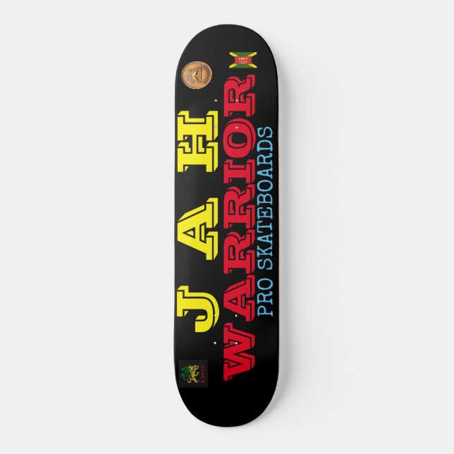 JAH WARRIOR / Skateboard TST (Anverso)