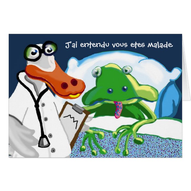 J'ai entendu vous etes malade (Anverso (Horizontal))