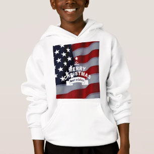 ¡JAJAJA! Sudadera con capucha de la bandera de EE.
