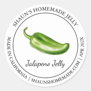 Jalapeno Jelly Etiqueta moderna