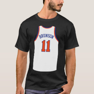 Jalen Brunson New York Jersey White Qiangy