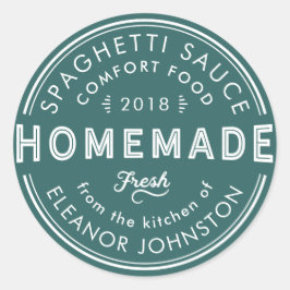 Jam casera / Jelly / Salsas Etiqueta de cocina