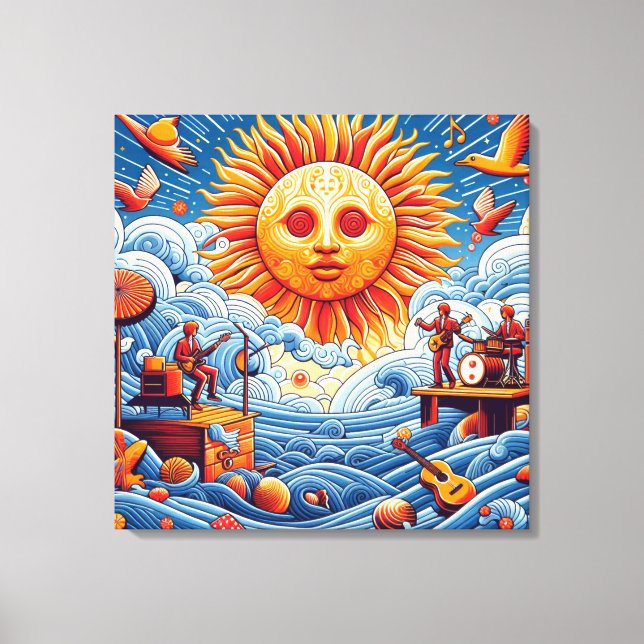 Jam oceánica sacudida por el sol: el arte de un fe (Anverso)