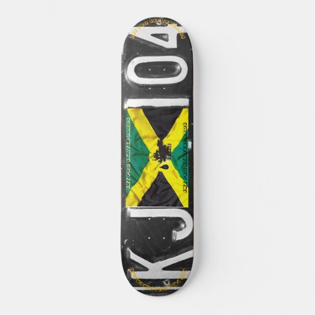 JAMAICA 1950.   Skateboard (Anverso)