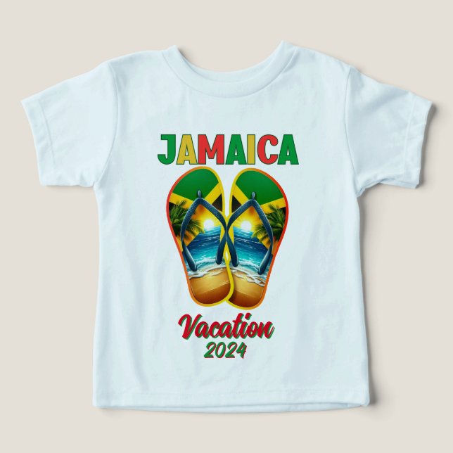 Jamaica 2024 Flip Flop Vacation Tropical Beach (Diseño delantero )