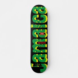 JAMAICA 4EVER OIL 7 3/4" cubierta para skateboard