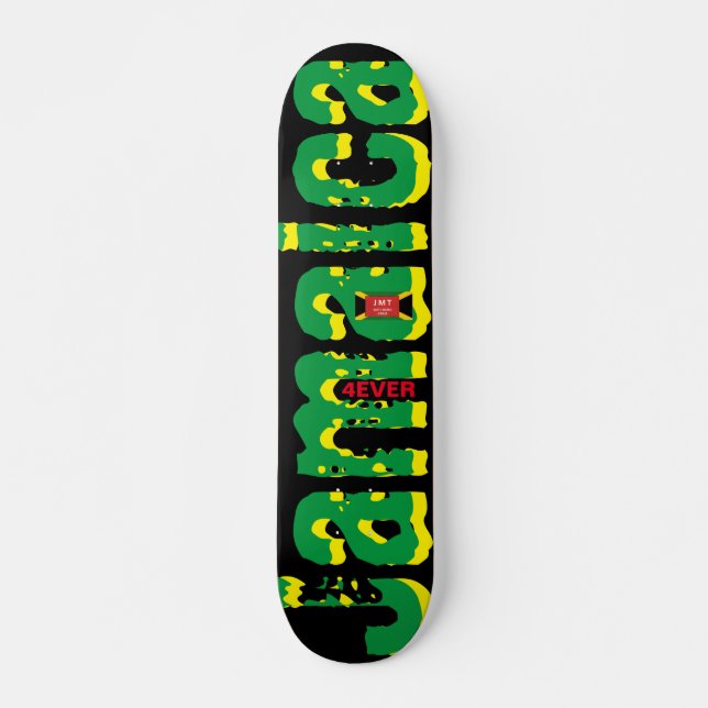 JAMAICA 4EVER OIL 7 3/4" cubierta para skateboard (Anverso )