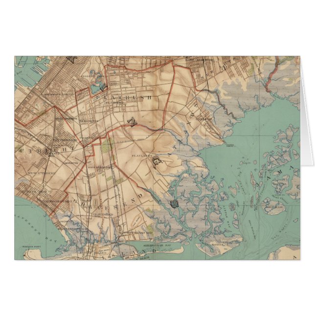 Jamaica Bay y Brooklyn (Anverso (Horizontal))