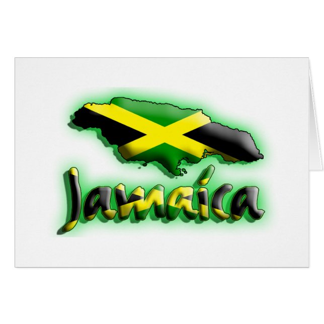 Jamaica con título de la bandera (Anverso (Horizontal))