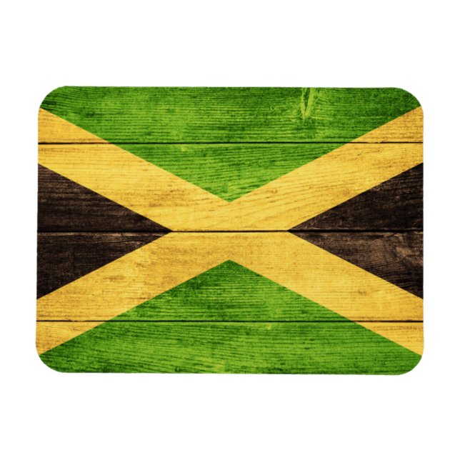 Jamaica Flag Islandia - Proud Jamaicans imán - (Horizontal)