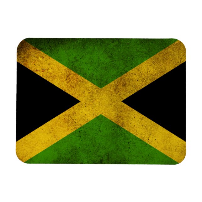 Jamaica Flag Islandia - Proud Jamaicans imán - (Horizontal)