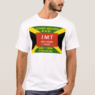 JAMAICA. LIBRE 1 AGO 1834 Camiseta básica para